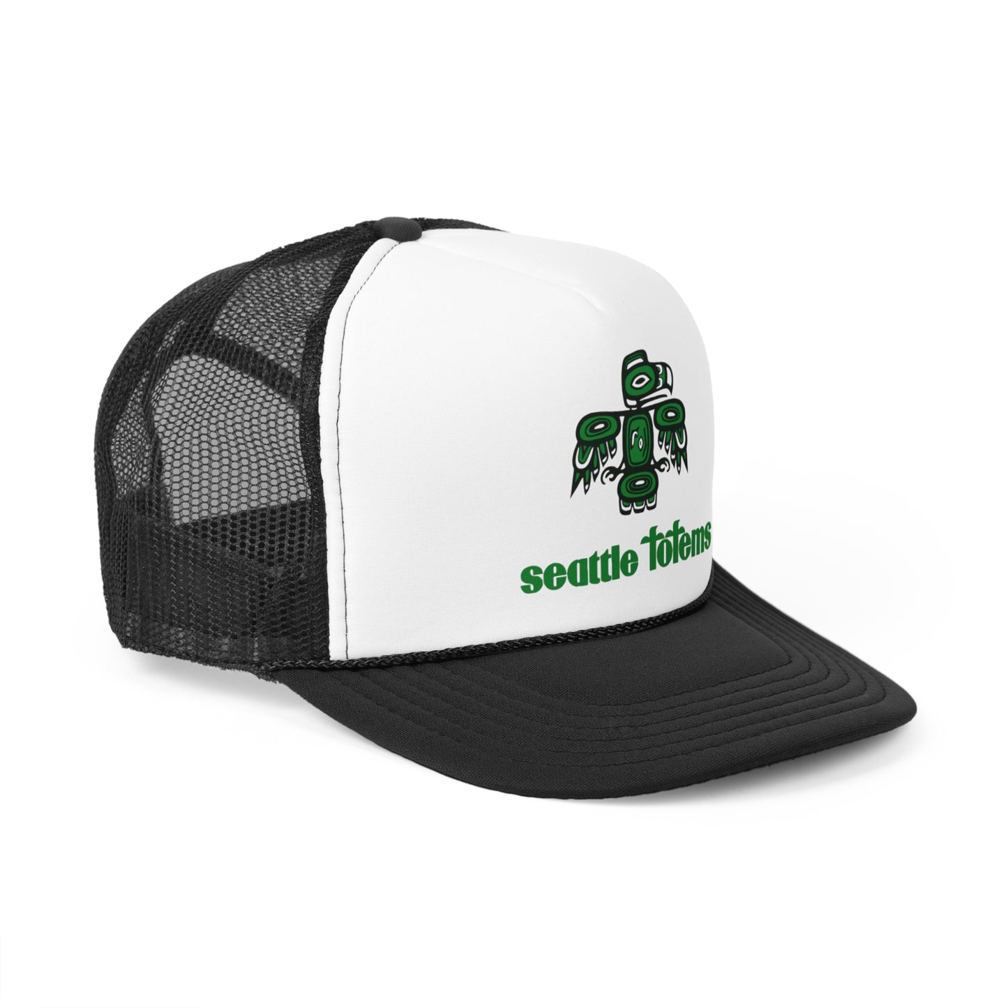 Seattle Totems of the WHL Trucker Cap - Old School Male 