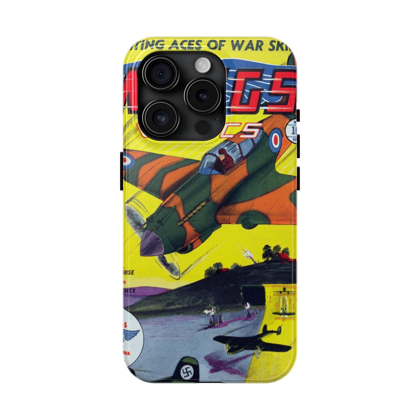 Vintage Comic Book Art Tough Phone Cases - Old School Male 