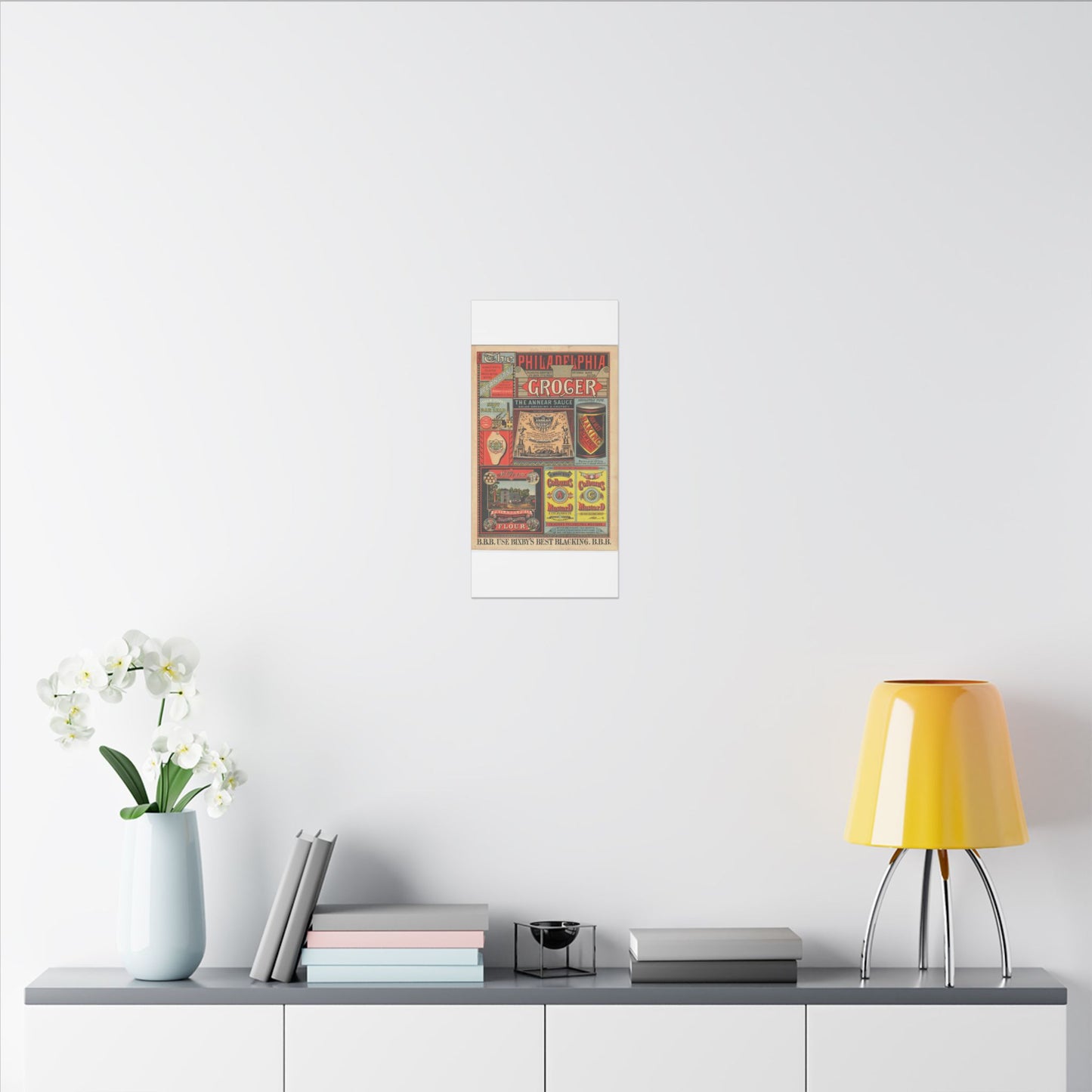 Vintage Grocery Store Canvas Art Print