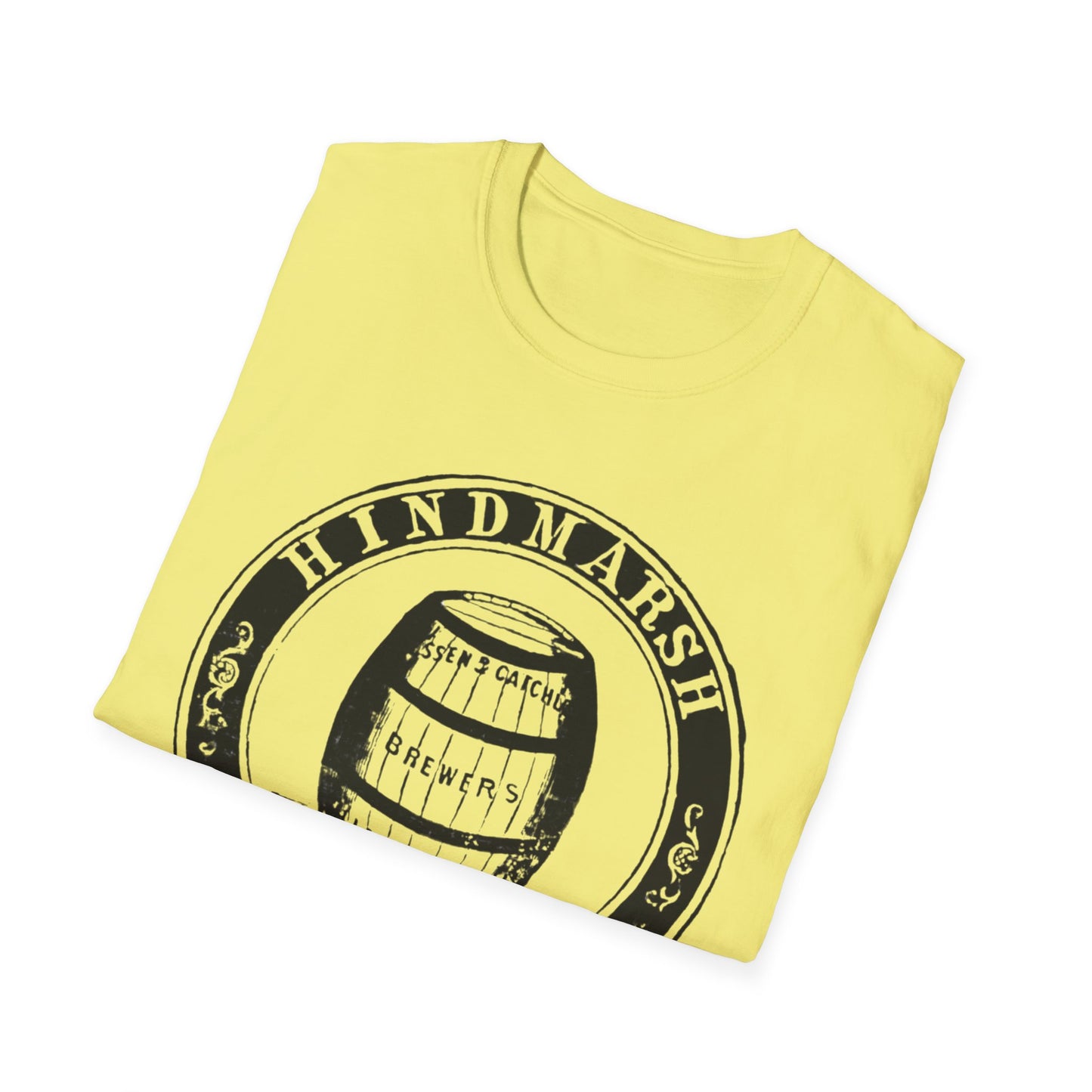 Vintage Hindmarsh Ales Unisex T-Shirt - 100% Cotton Softstyle Tee for Beer Lovers