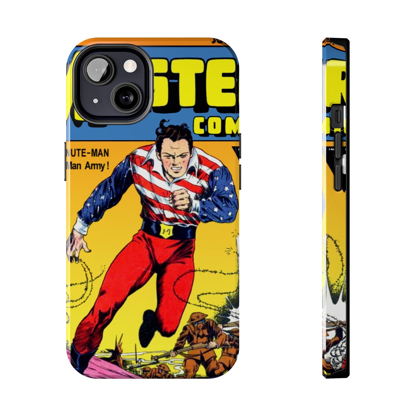 Vintage Comic Artwork Tough Phone Cases - Old School Male 