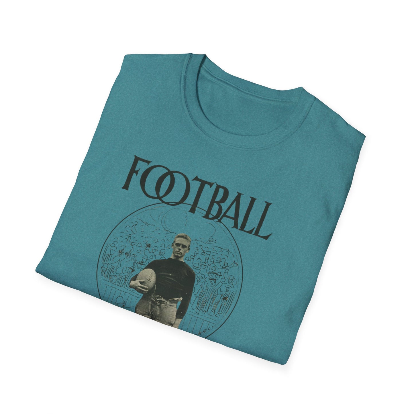 Score Big With Our Vintage Football Tee - Unisex Comfort For Game Day and Retro Vibes!