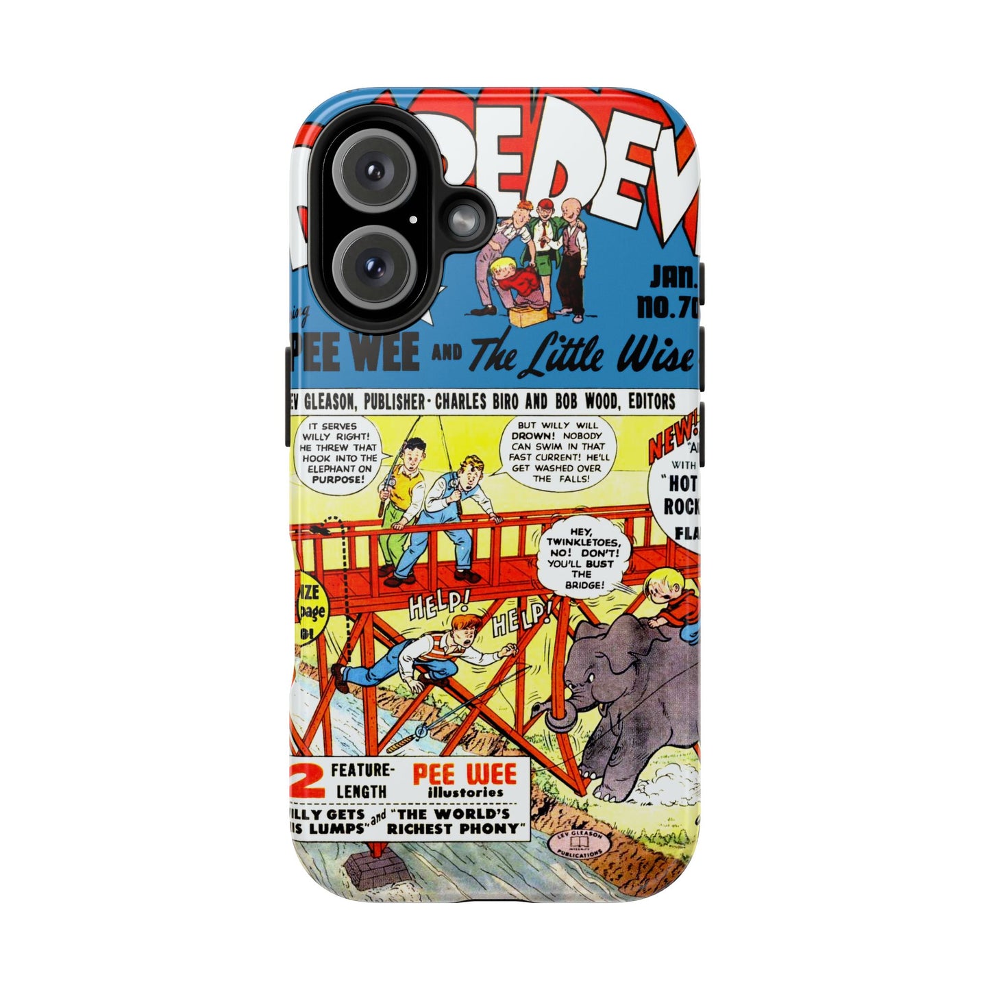 Vintage Comic Book Inspired Phone Case - Old School Male 