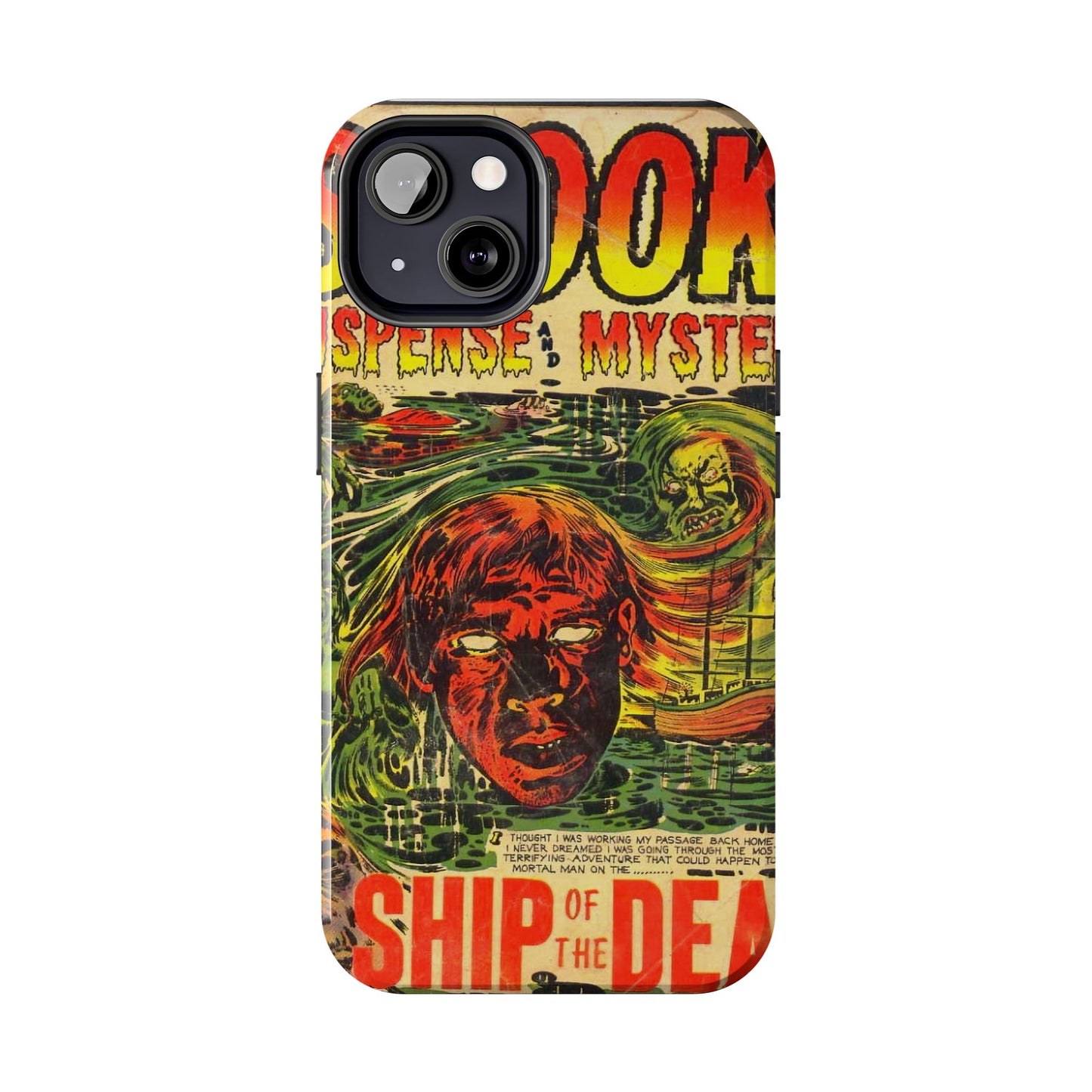 Vintage Horror Comic Phone Cover - Old School Male 