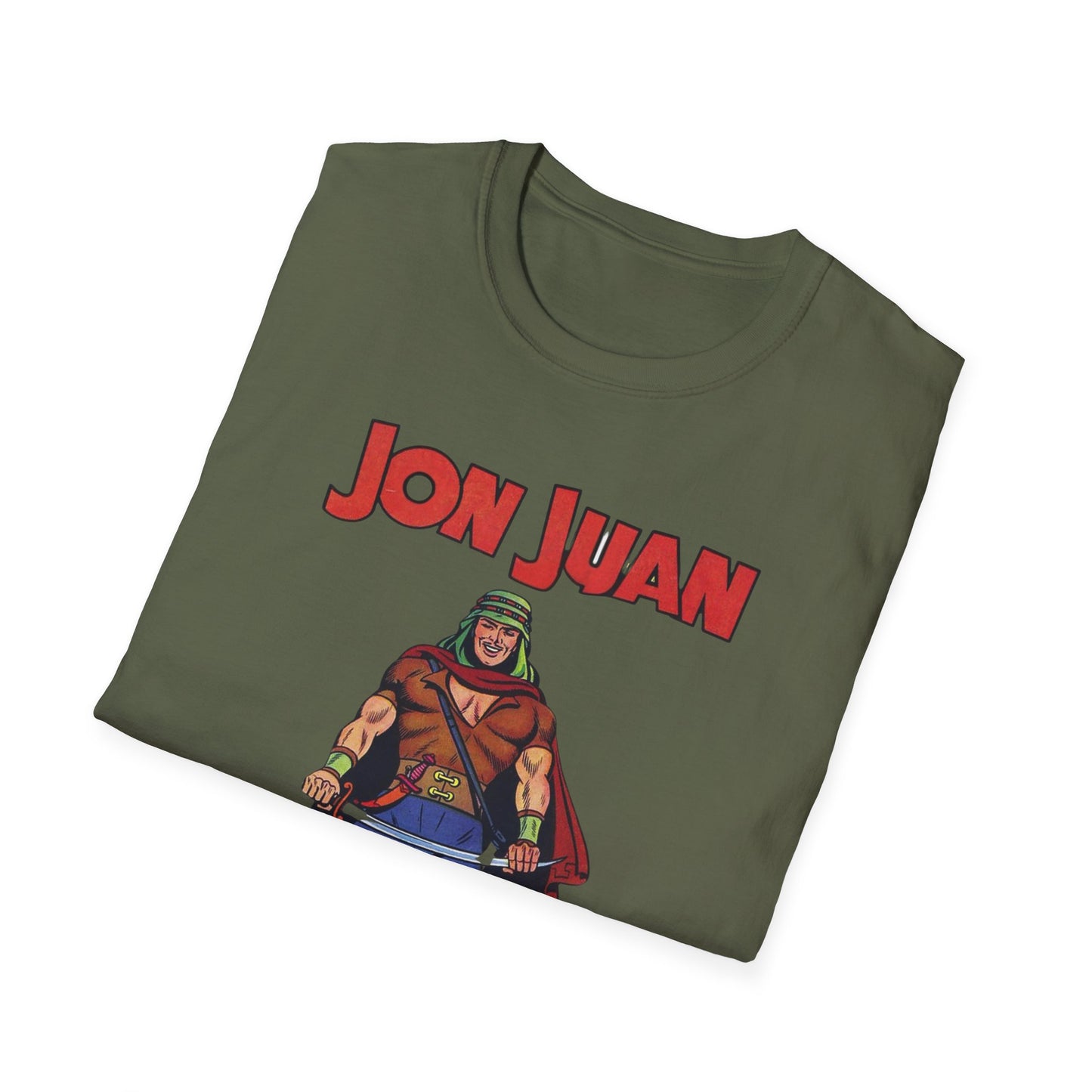 Vintage Jon Juan Comic Character T-Shirt - Soft Unisex Tee for Retro Style Enthusiasts