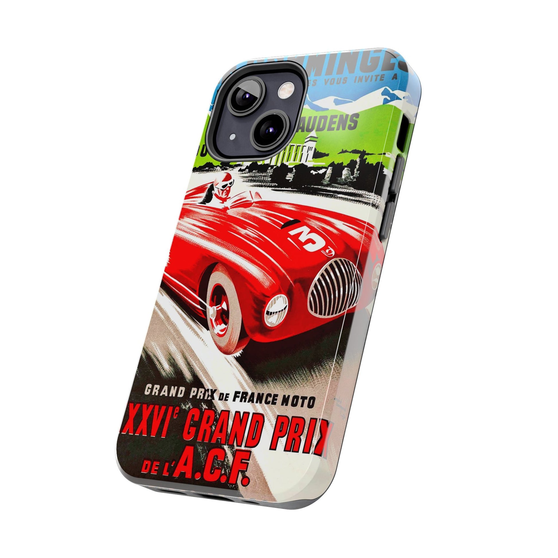 Vintage Racing Tough Phone Cases - Old School Male 