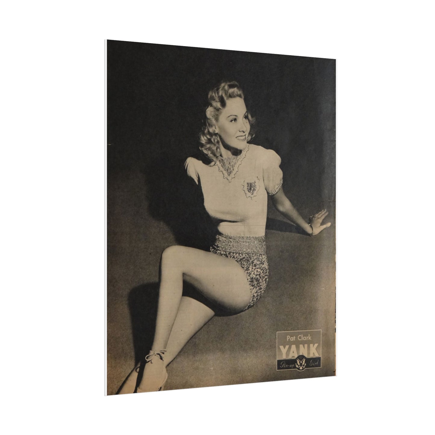 Pin Up Girl Pat Clark Rolled Poster