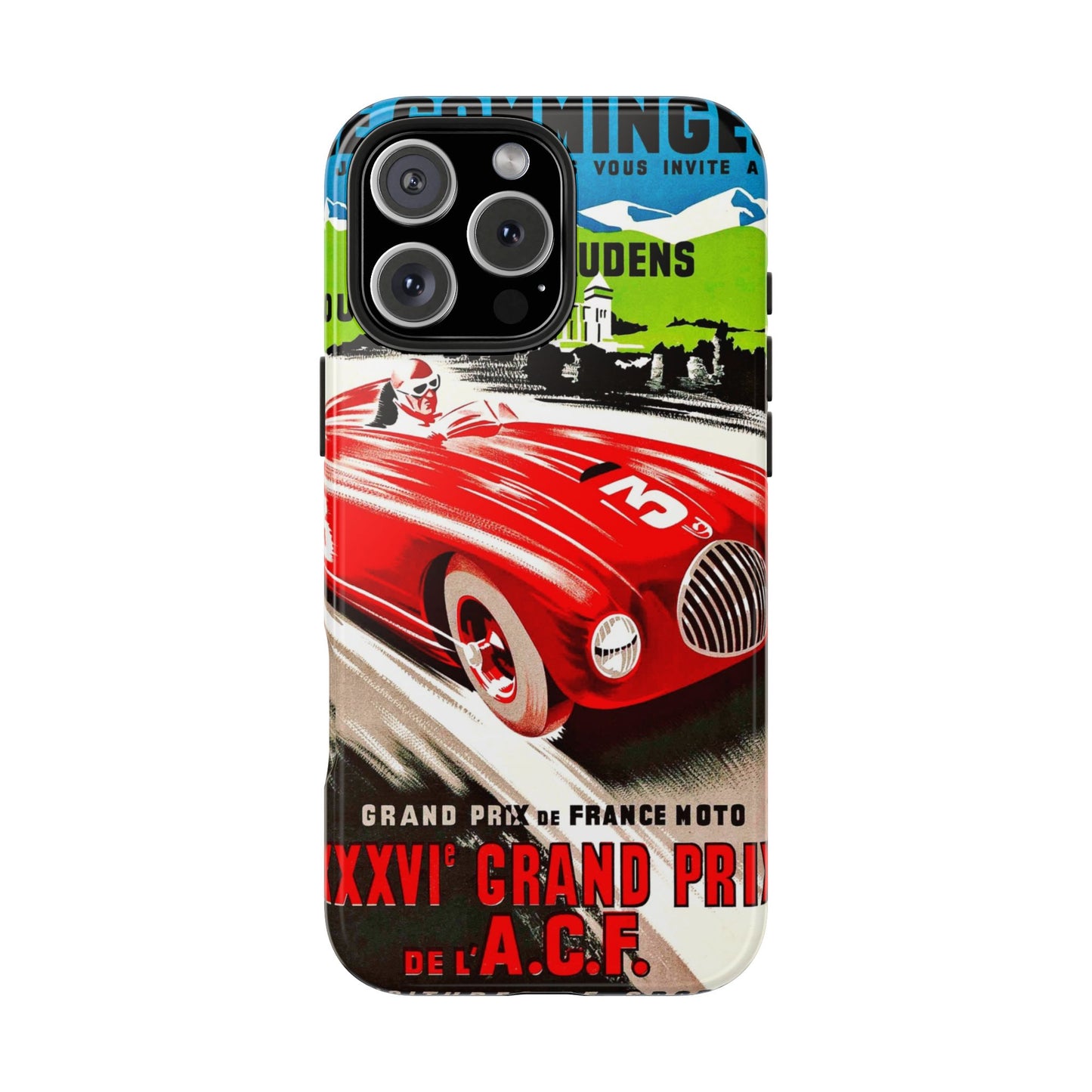 Vintage Racing Tough Phone Cases - Old School Male 