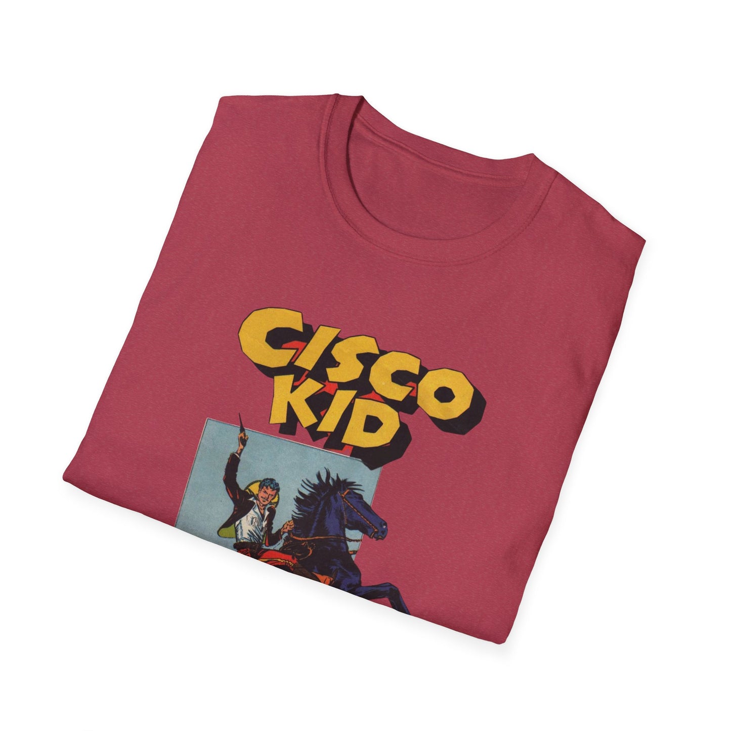 Retro Cisco Kid Comic Book T-Shirt - 100% Cotton, Classic Fit, Perfect for Comic Fans!