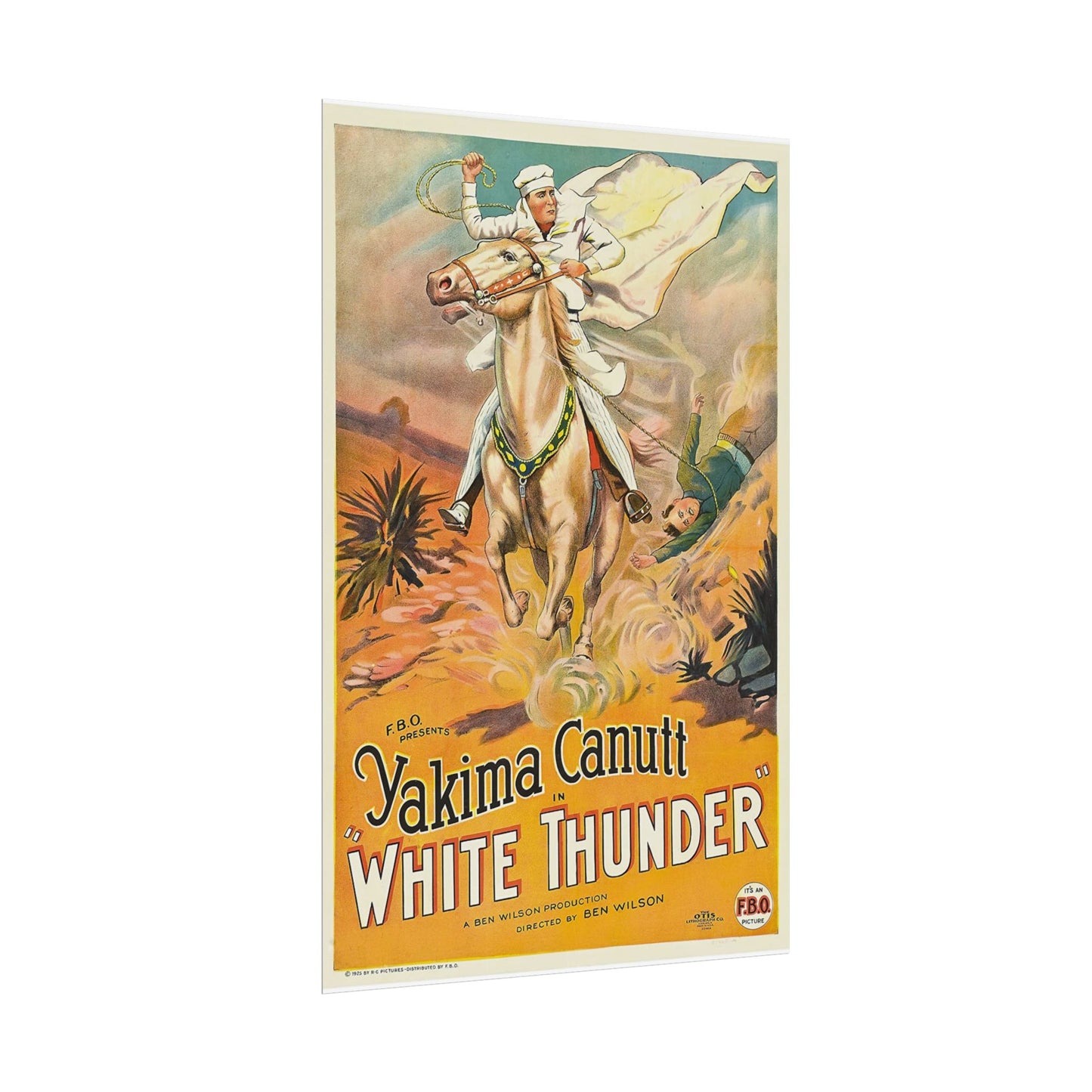 Poster Print - Classic Film White Thunder Starring Yakima Canutt Movie Poster