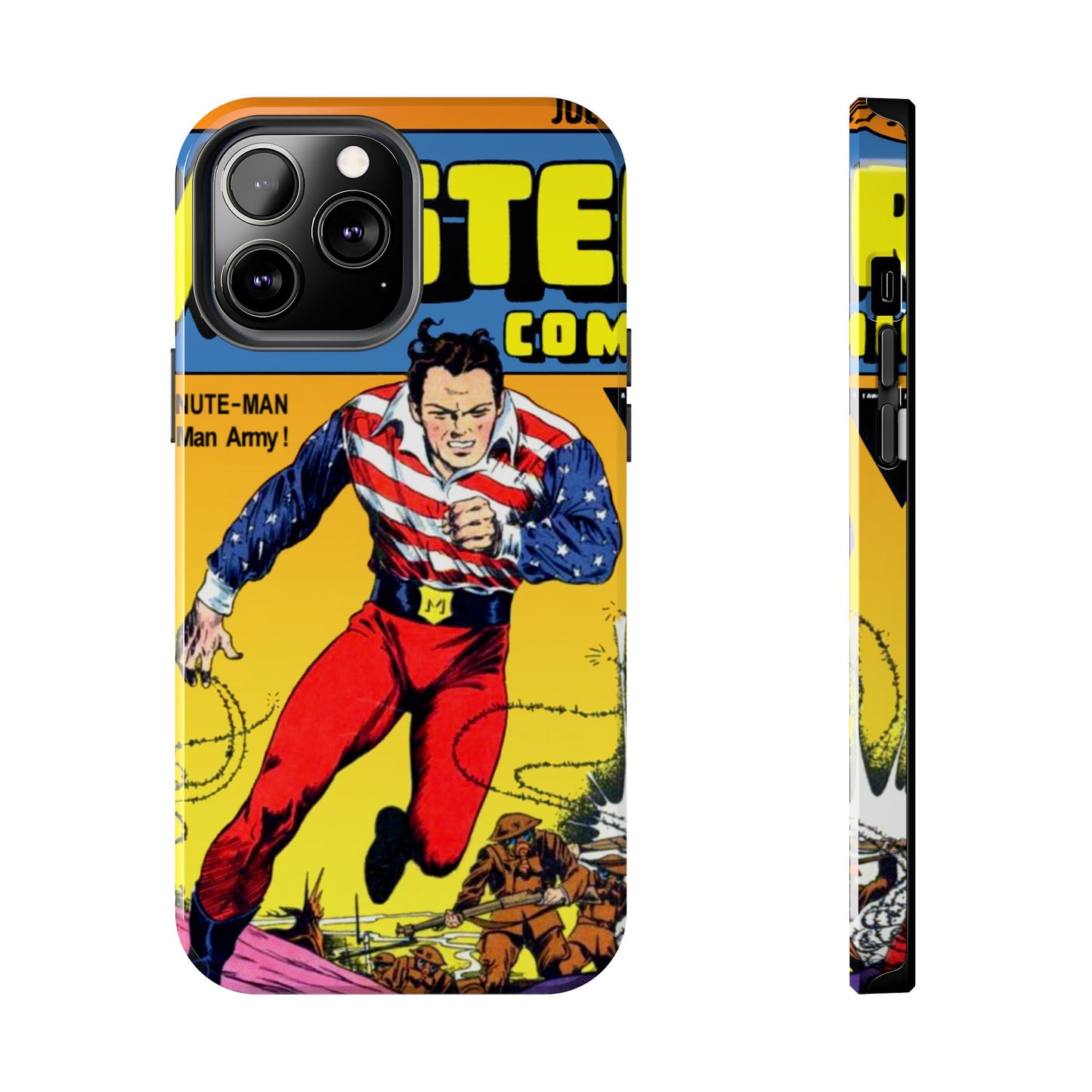 Vintage Comic Artwork Tough Phone Cases - Old School Male 