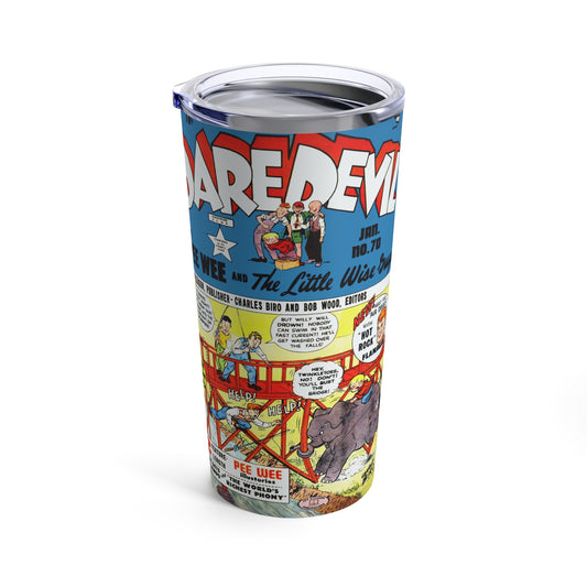 Vintage Daredevil Comic Cover Insulated Tumbler - 20oz - Old School Male 