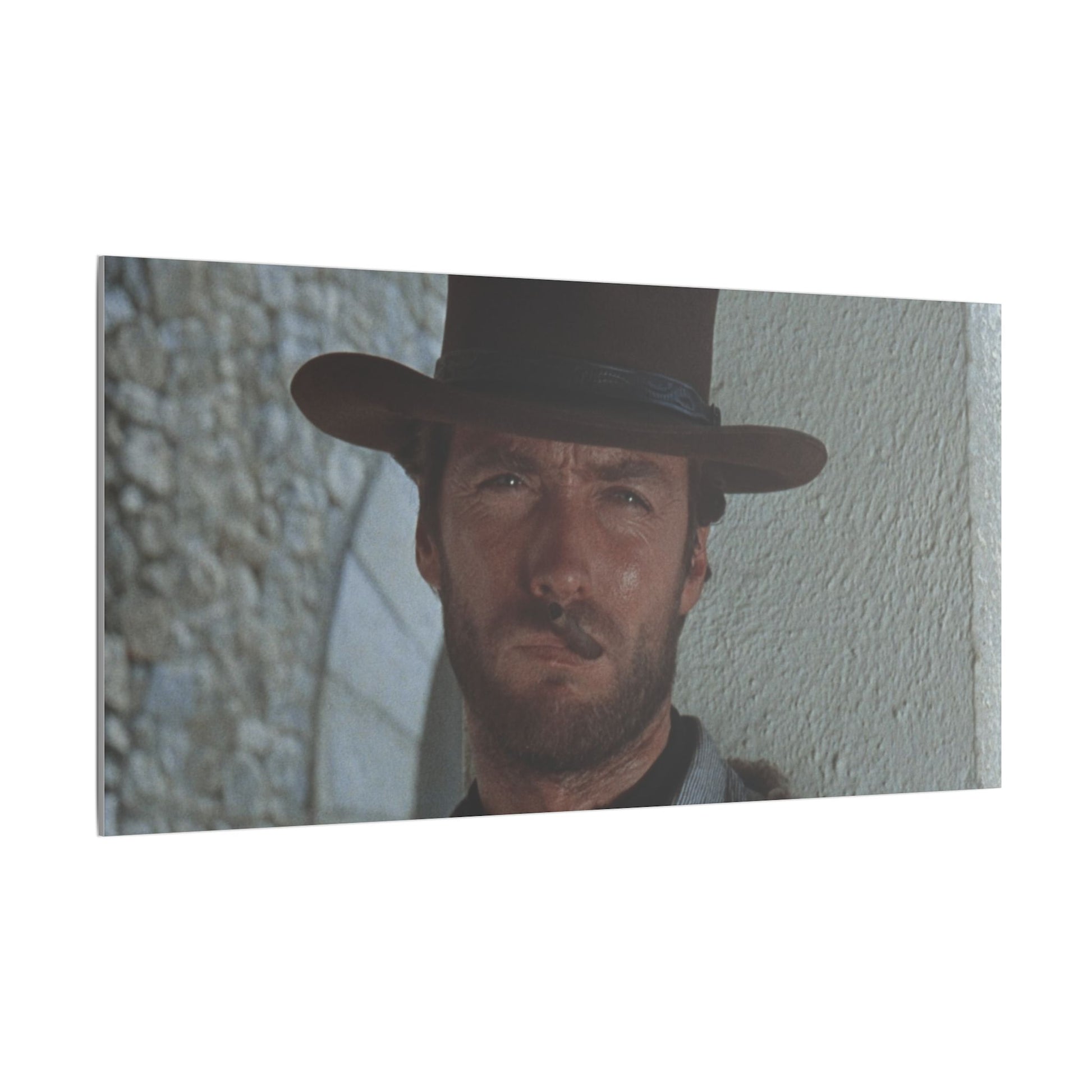 Clint Eastwood as the Man With No Name On Canvas - Old School Male 