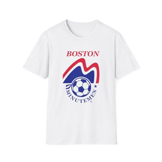 Boston Minuteman Unisex Softstyle T-Shirt - Old School Male 