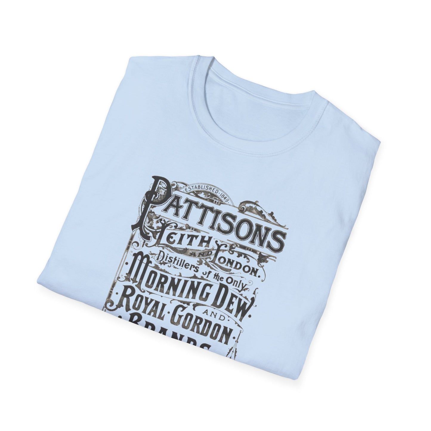 Pattison's Whiskey Graphic T-Shirt - Unisex Vintage Style Tee for Whiskey Lovers