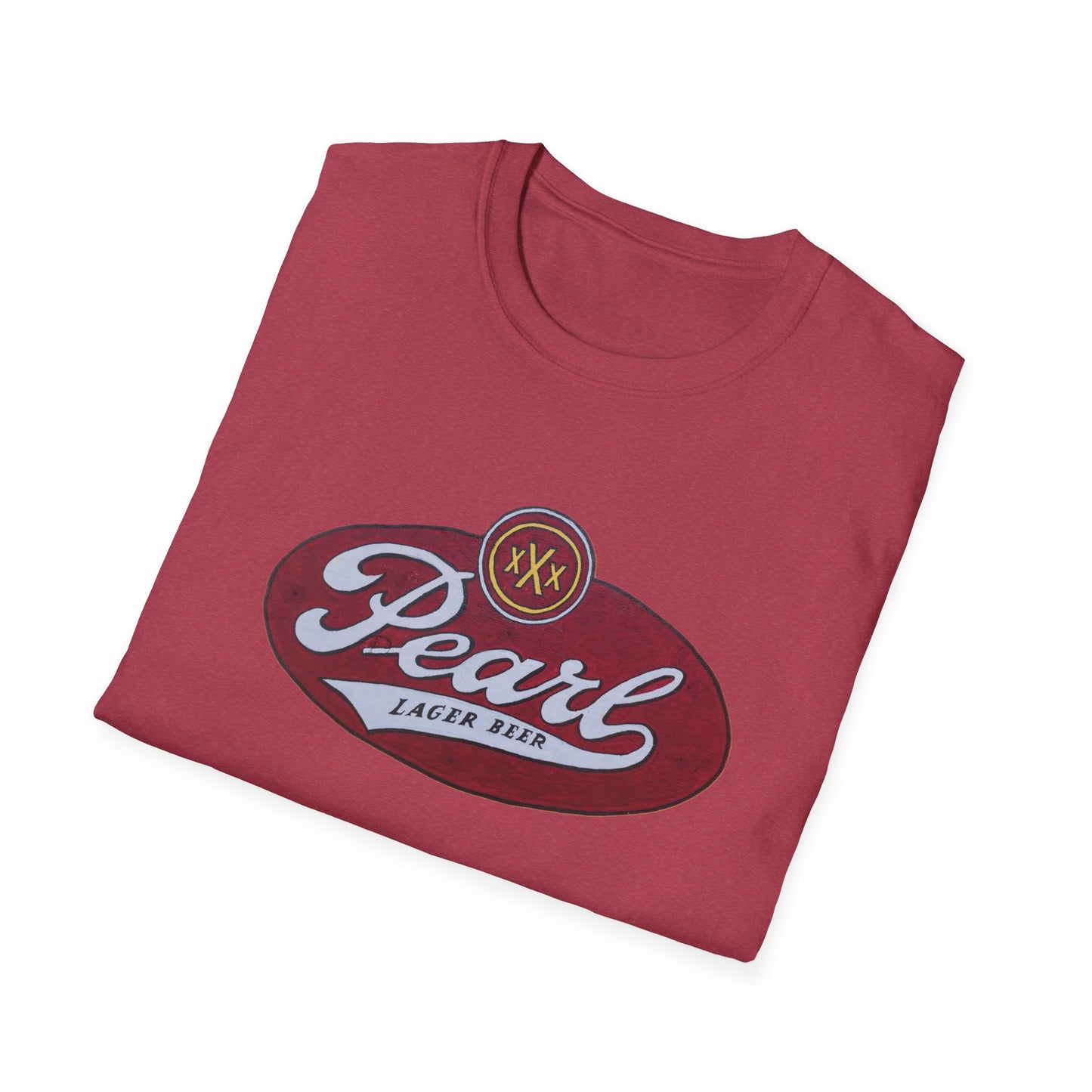 Vintage-Inspired Pearl Lager Unisex Soft Cotton Tee