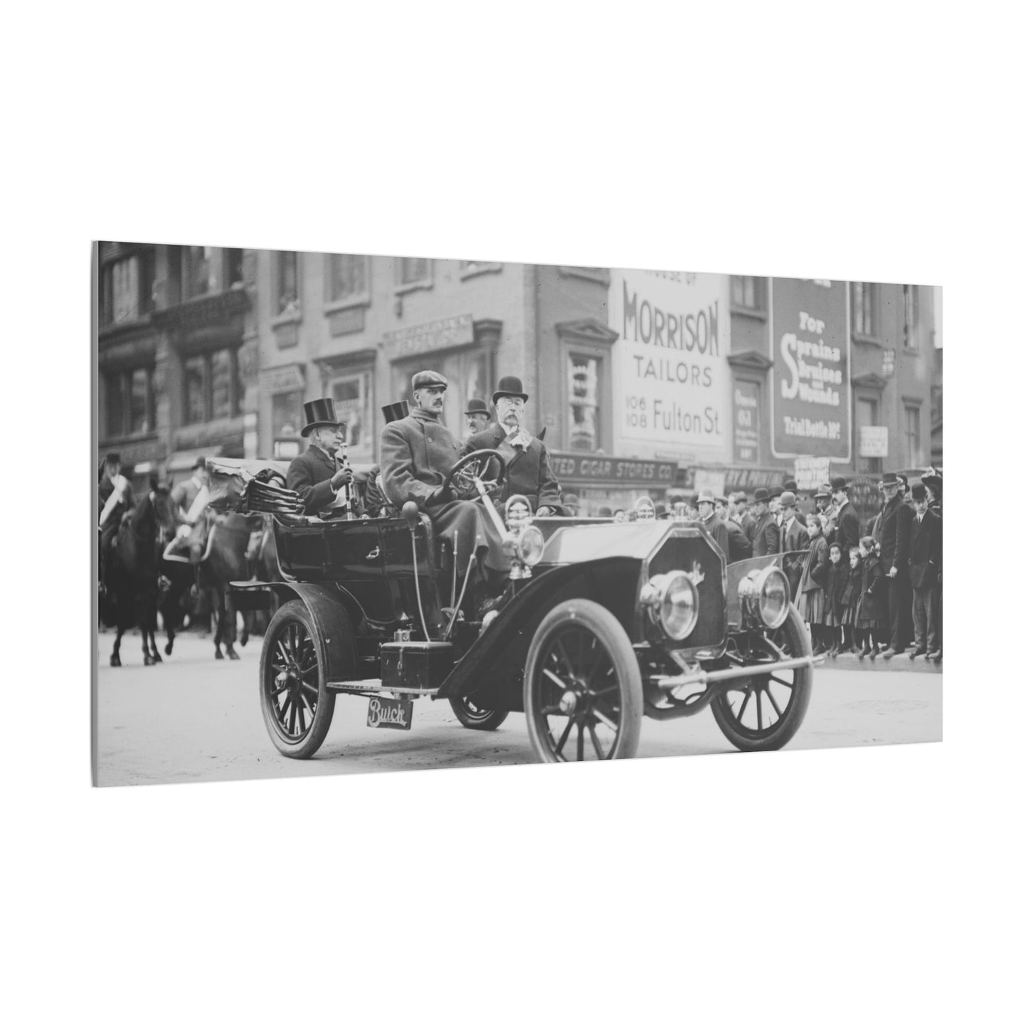 Vintage President Taft Arrival in NYC Canvas Print