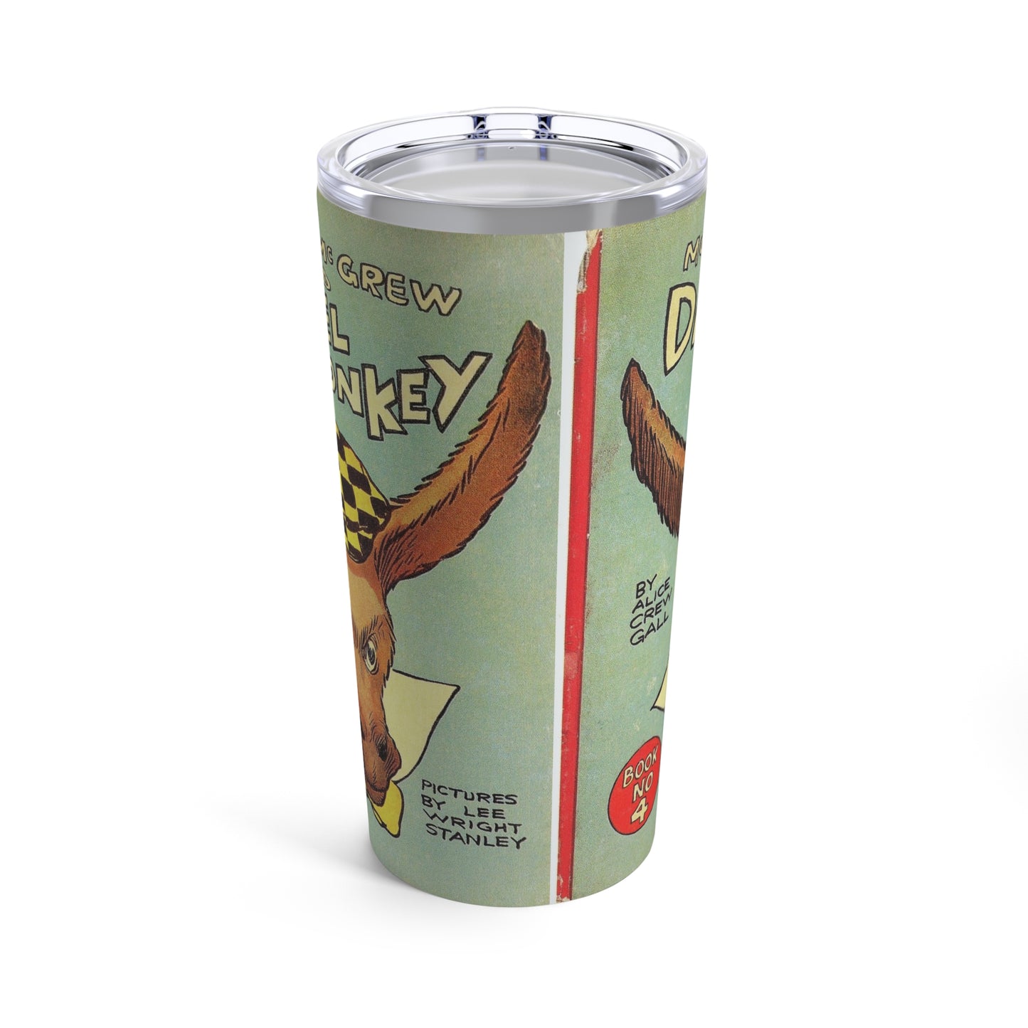 Daniel Donkey Retro-Themed 20oz Insulated Tumbler for Kids