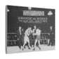 Vintage Grande Vs Weeks 1912 Boxing Match Canvas Print - Old School Male 