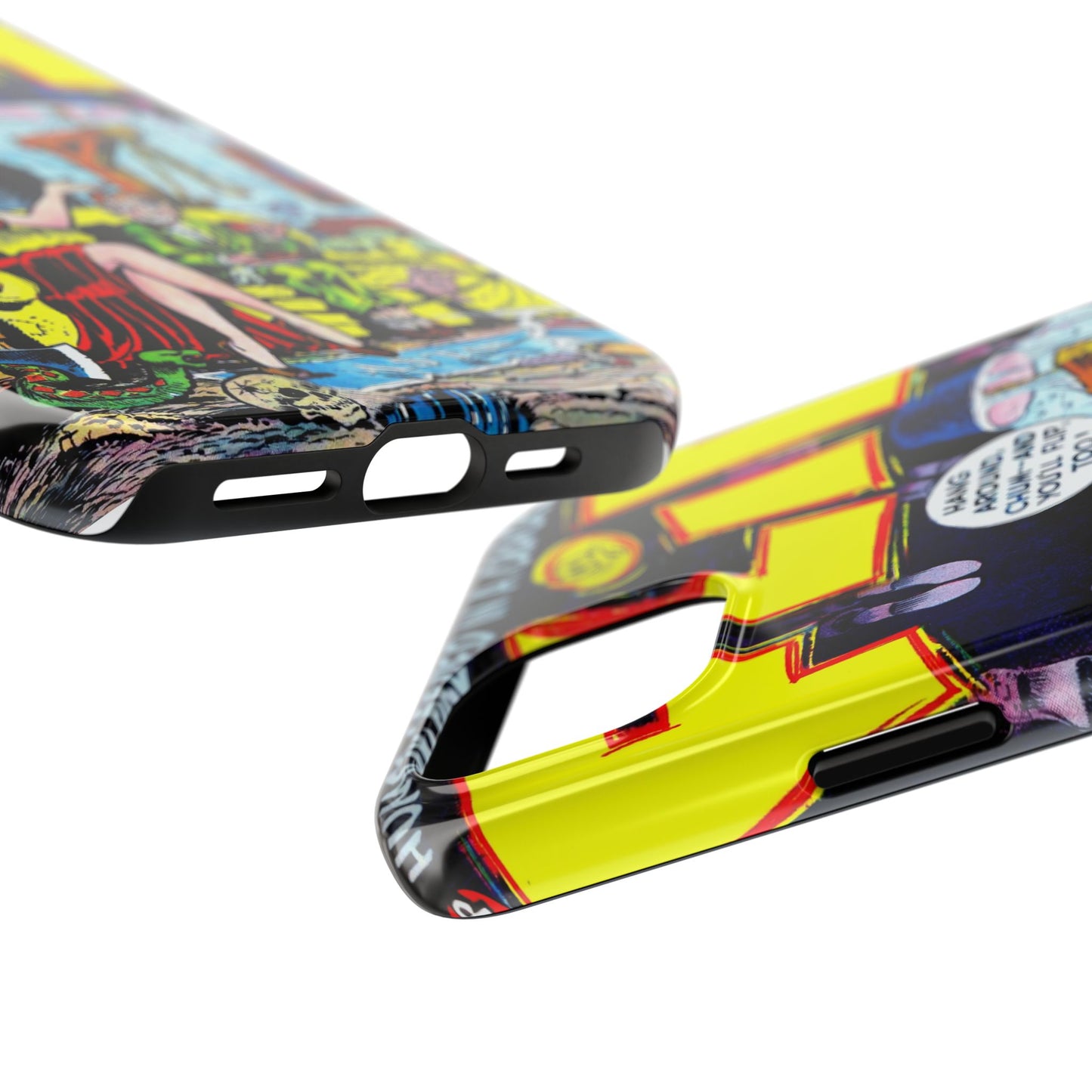 Vintage Comic Book Style Heavy-Duty Phone Cases