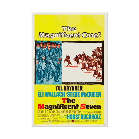 The Magnificent 7 Classic Film Poster - Retro Art Print on Premium Paper, Bold Colors & Sizes