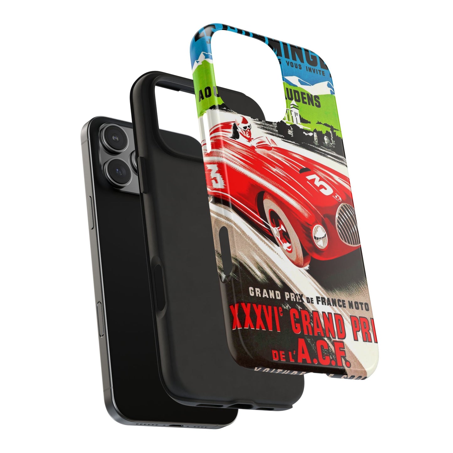 Vintage Racing Tough Phone Cases