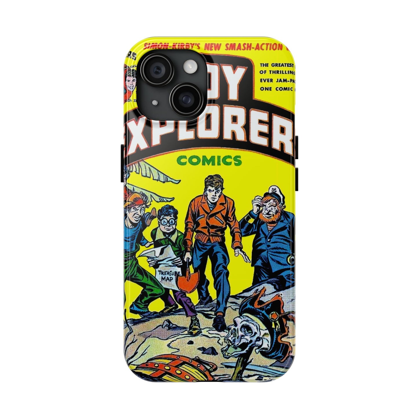 Vintage Comic Book Cover Rugged Phone Cases - Old School Male 