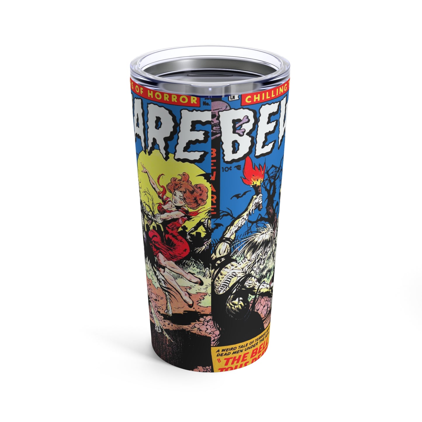 Vintage Comic-Inspired 20oz Insulated Tumbler - Old School Male 