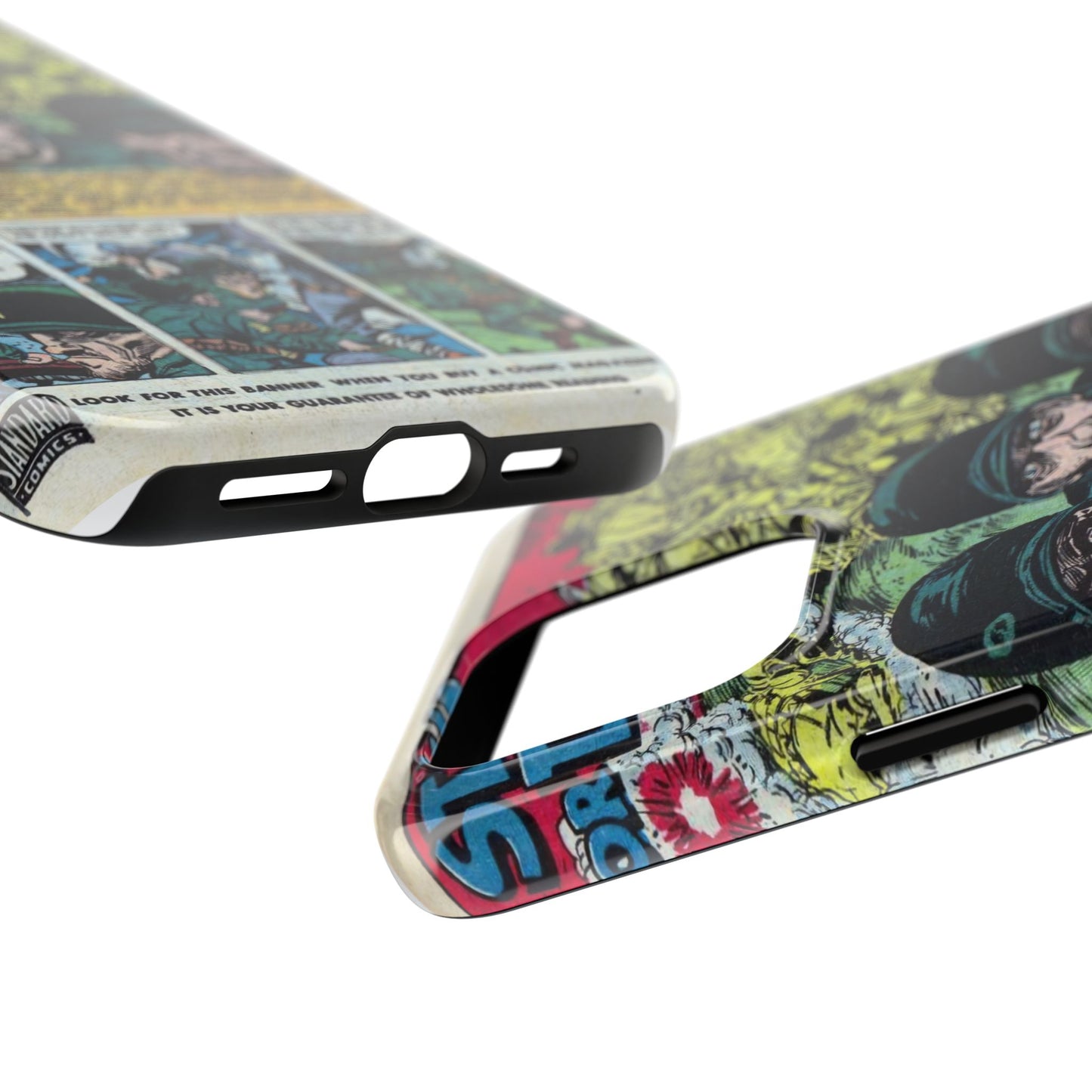 Vintage Military Comic-Inspired Phone Case