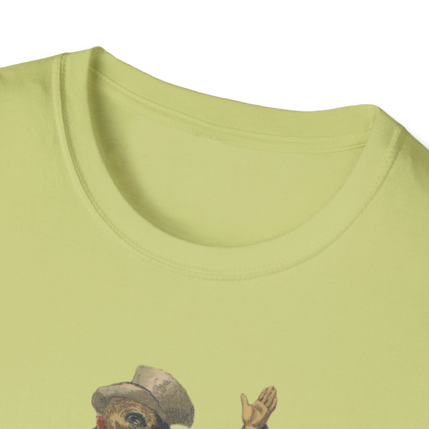 Humorous dancing monkey Unisex Softstyle T-Shirt