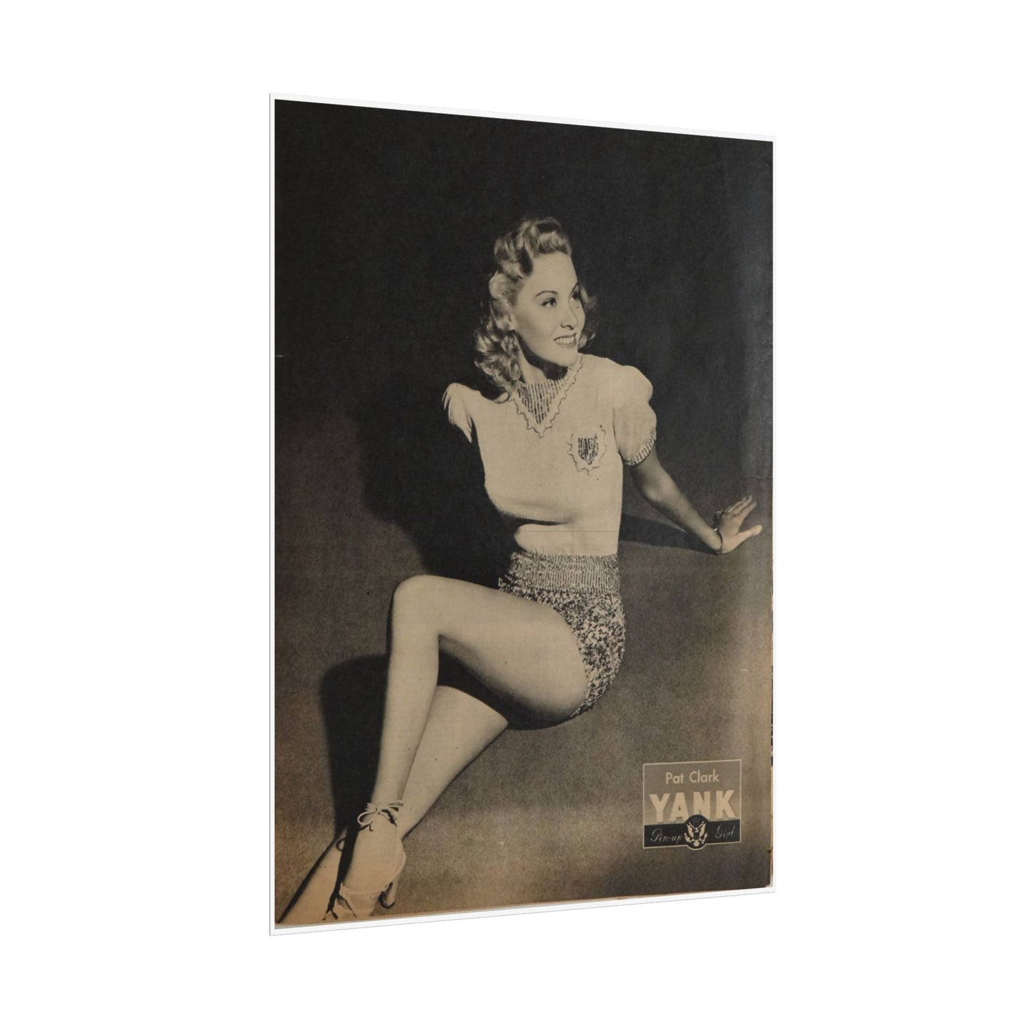 Pin Up Girl Pat Clark Rolled Poster