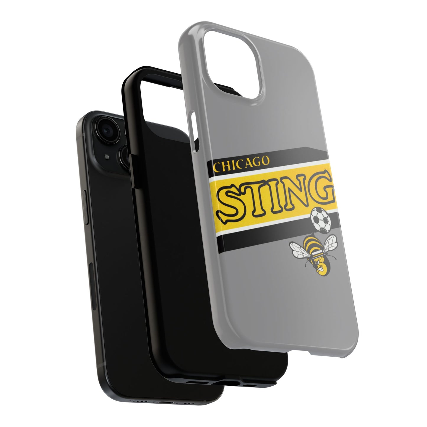 Vintage Chicago Sting Soccer Team Logo Durable Phone Cases