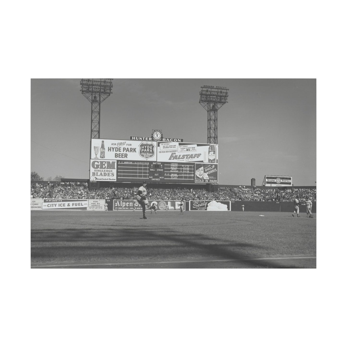 Canvas Print - 1946 World Series at Sportsman's Park