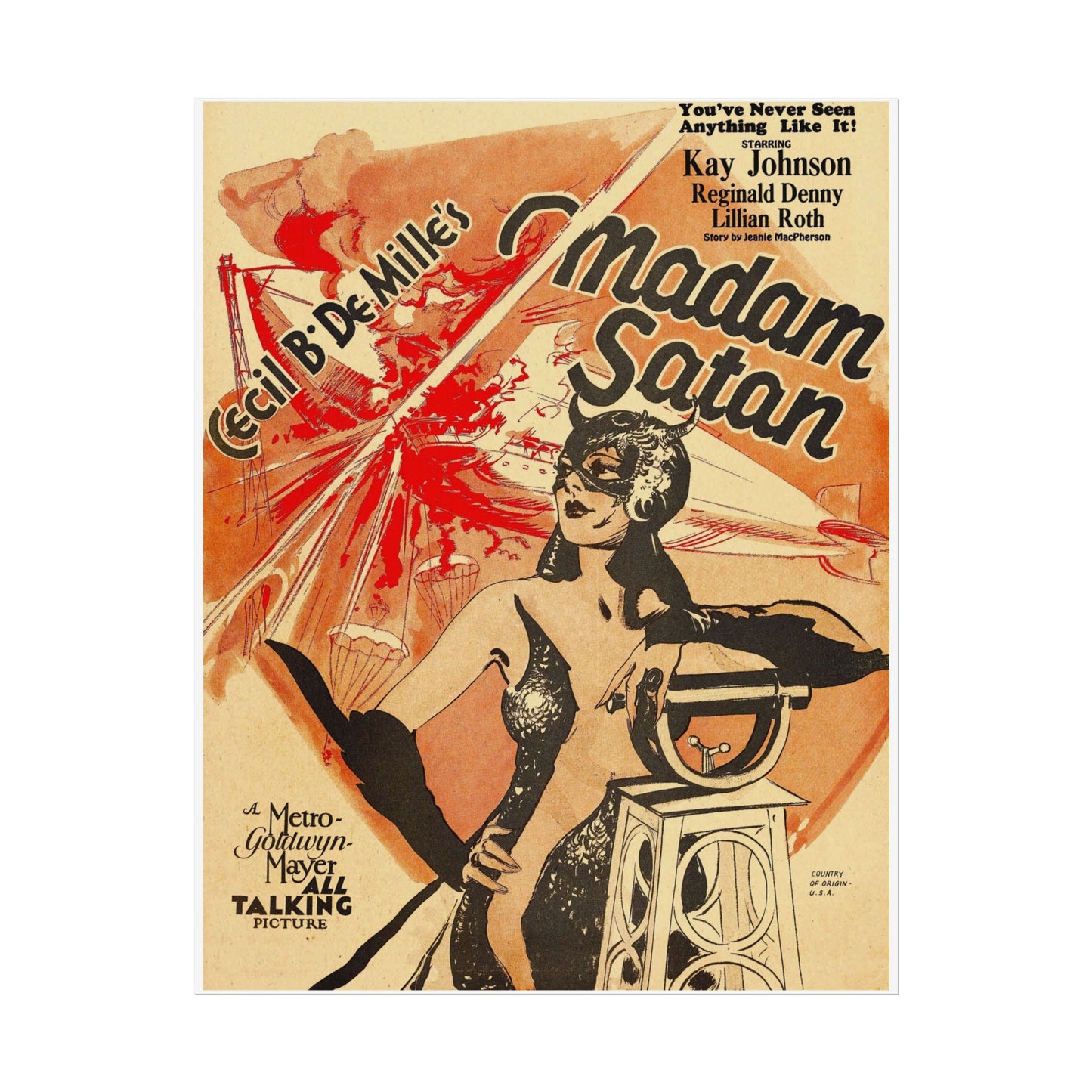 Poster Print - Madame Satan Vintage Film Poster