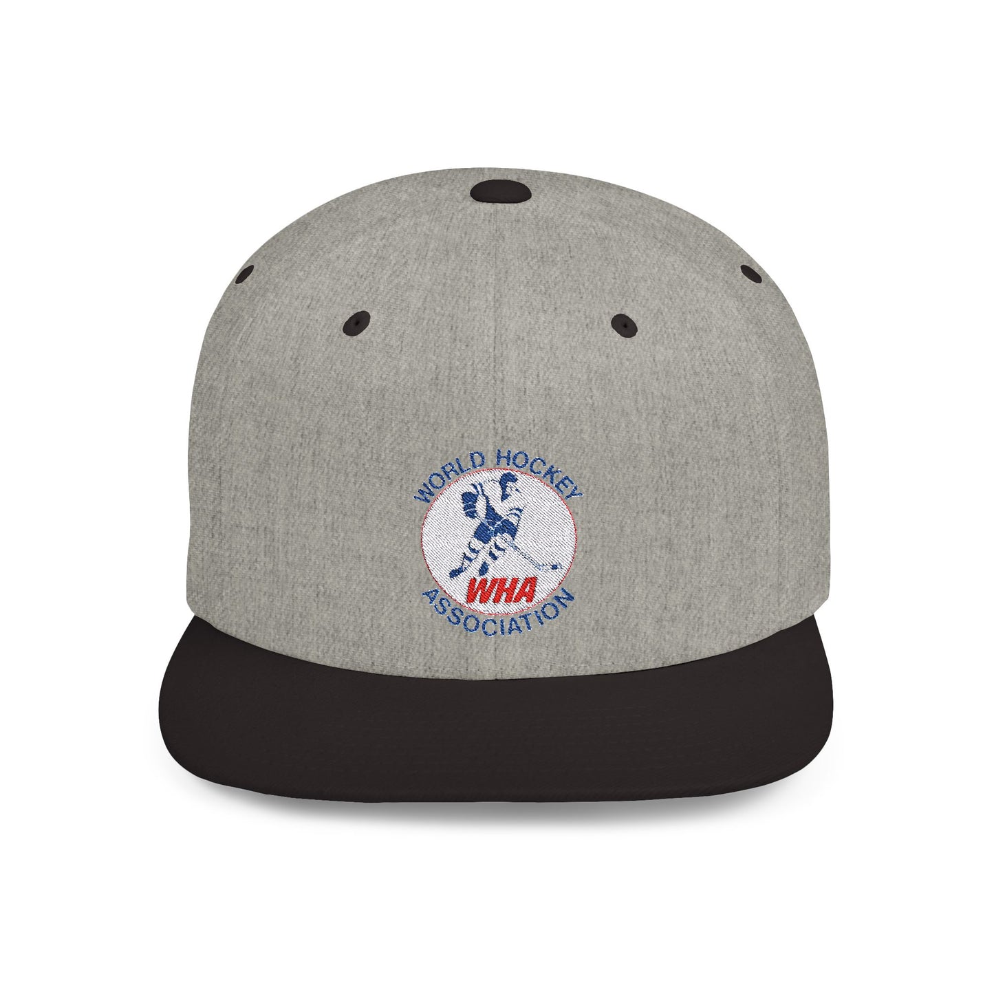 Retro World Hockey Association Logo SnapBack Hat - Old School Male 