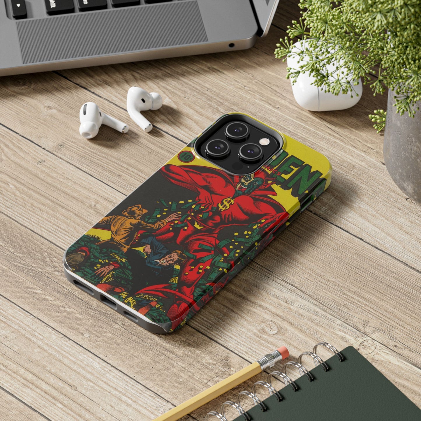 Retro Suspense Comics Phone Case for Tough Protection