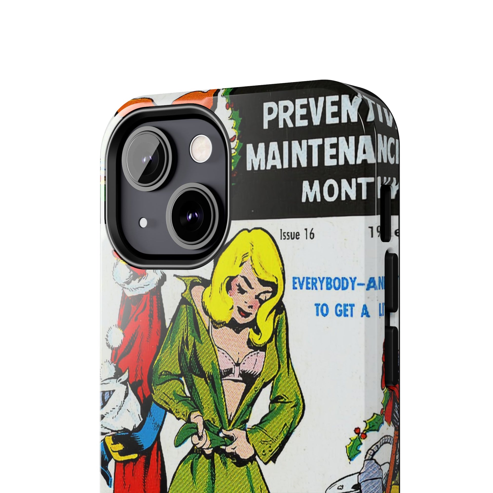 Vintage Military Maintenance Magazine Cover Phone Case Tumbler - Old School Male 