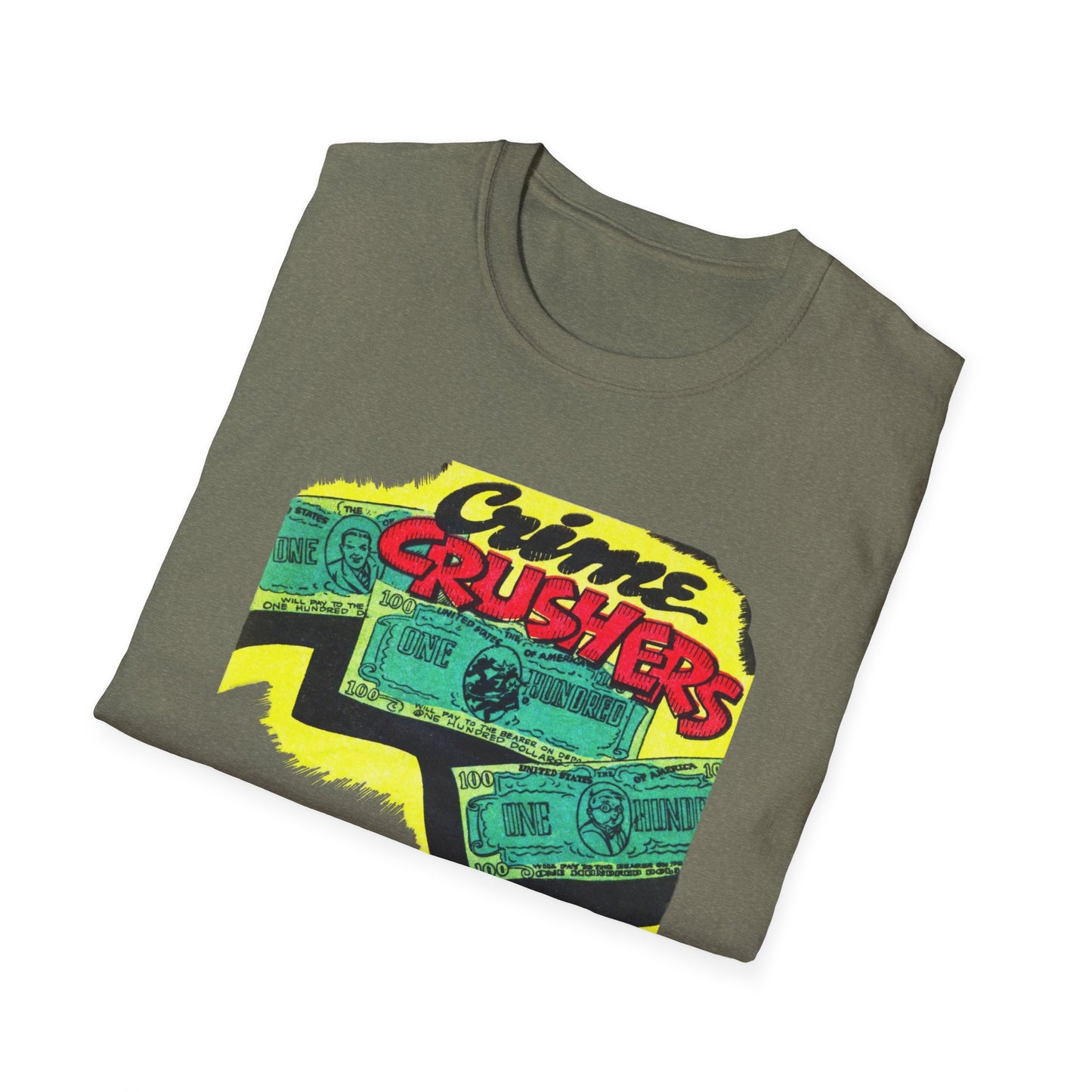 Retro Crime Crushers True Crime T-Shirt - Vintage Style Tee for Mystery Lovers