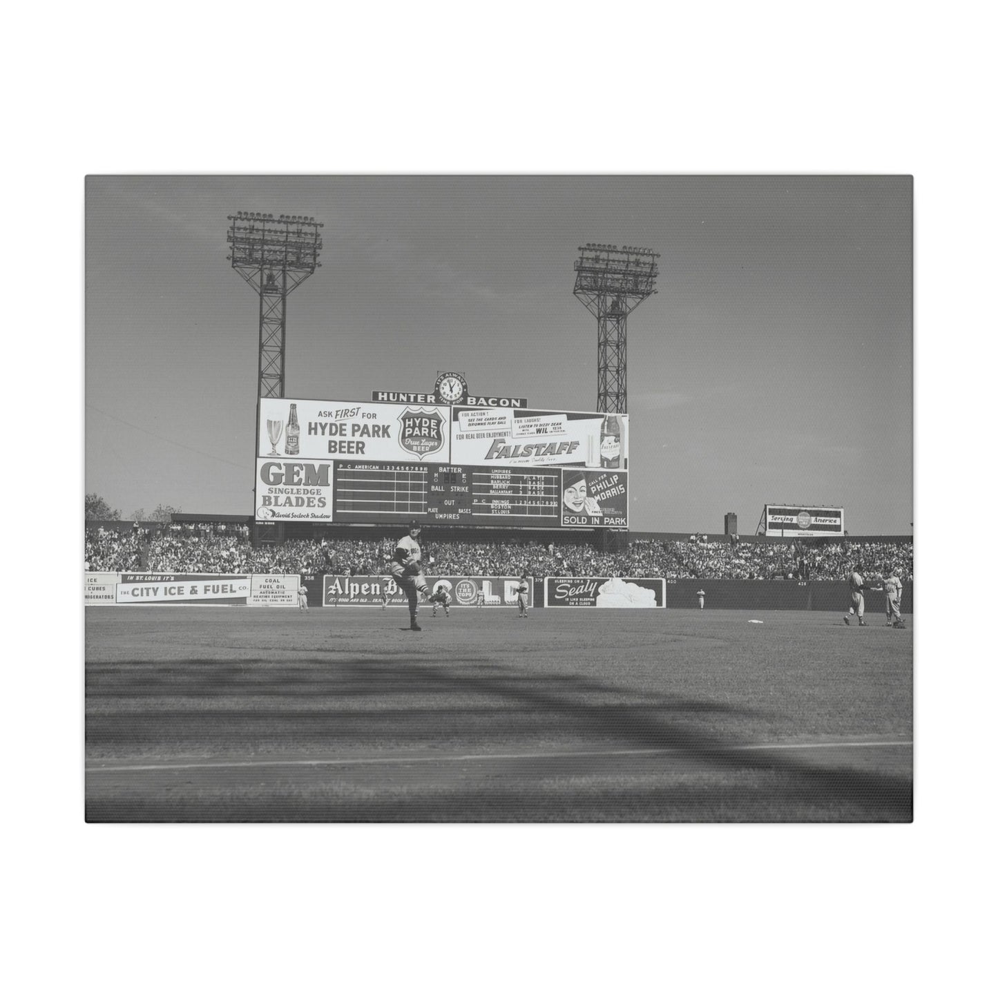 Canvas Print - 1946 World Series at Sportsman's Park