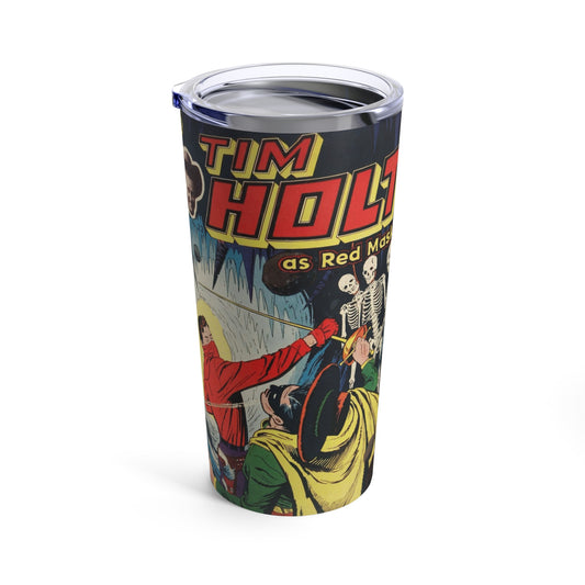 Vintage Tim Holt Red Mask 20oz Insulated Tumbler - Old School Male 