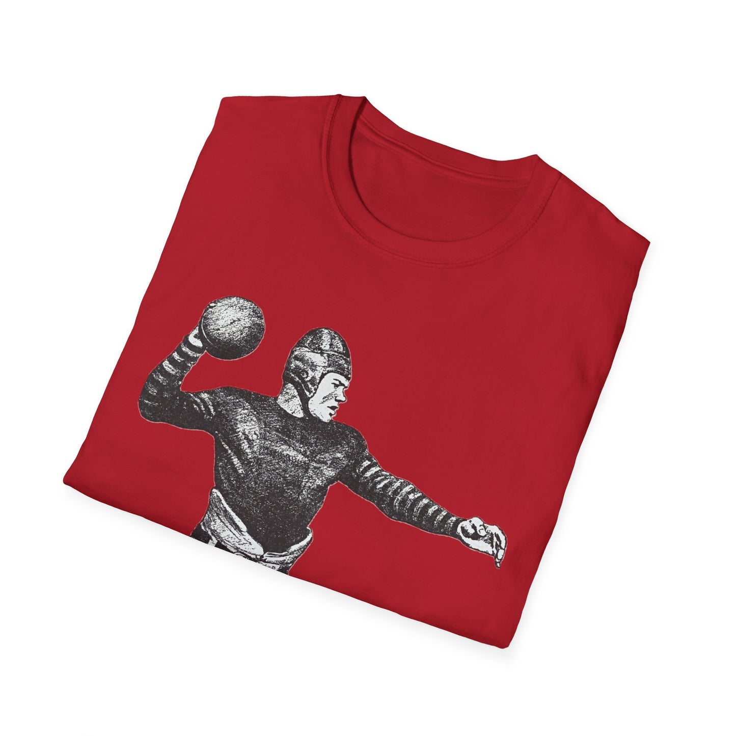 Retro Brick Muller Football Player Tee