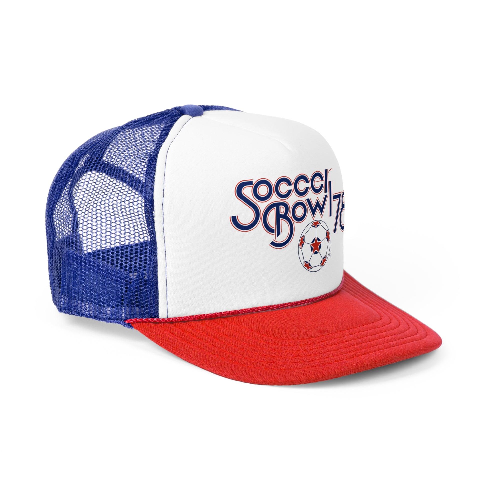 Retro Trucker Hat NASL Soccer Bowl 78 - Old School Male 