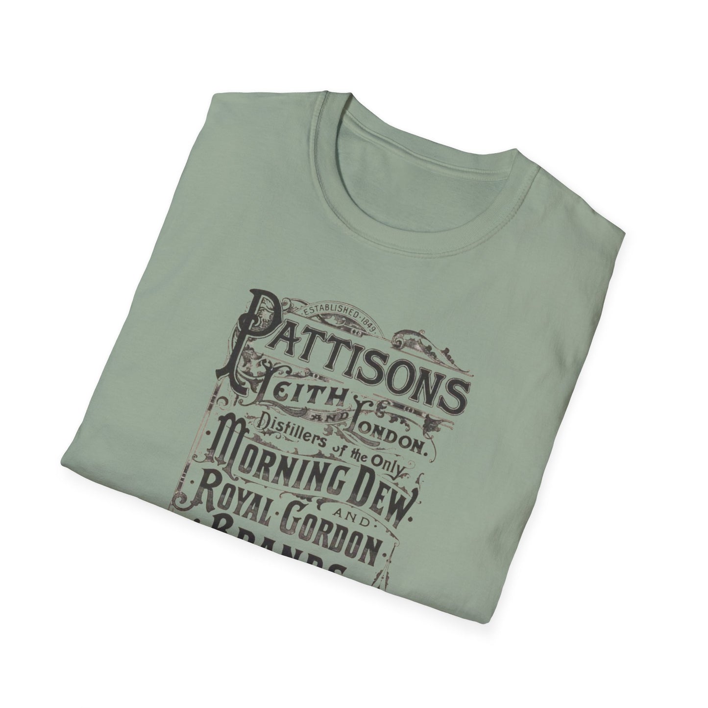 Pattison's Whiskey Graphic T-Shirt - Unisex Vintage Style Tee for Whiskey Lovers