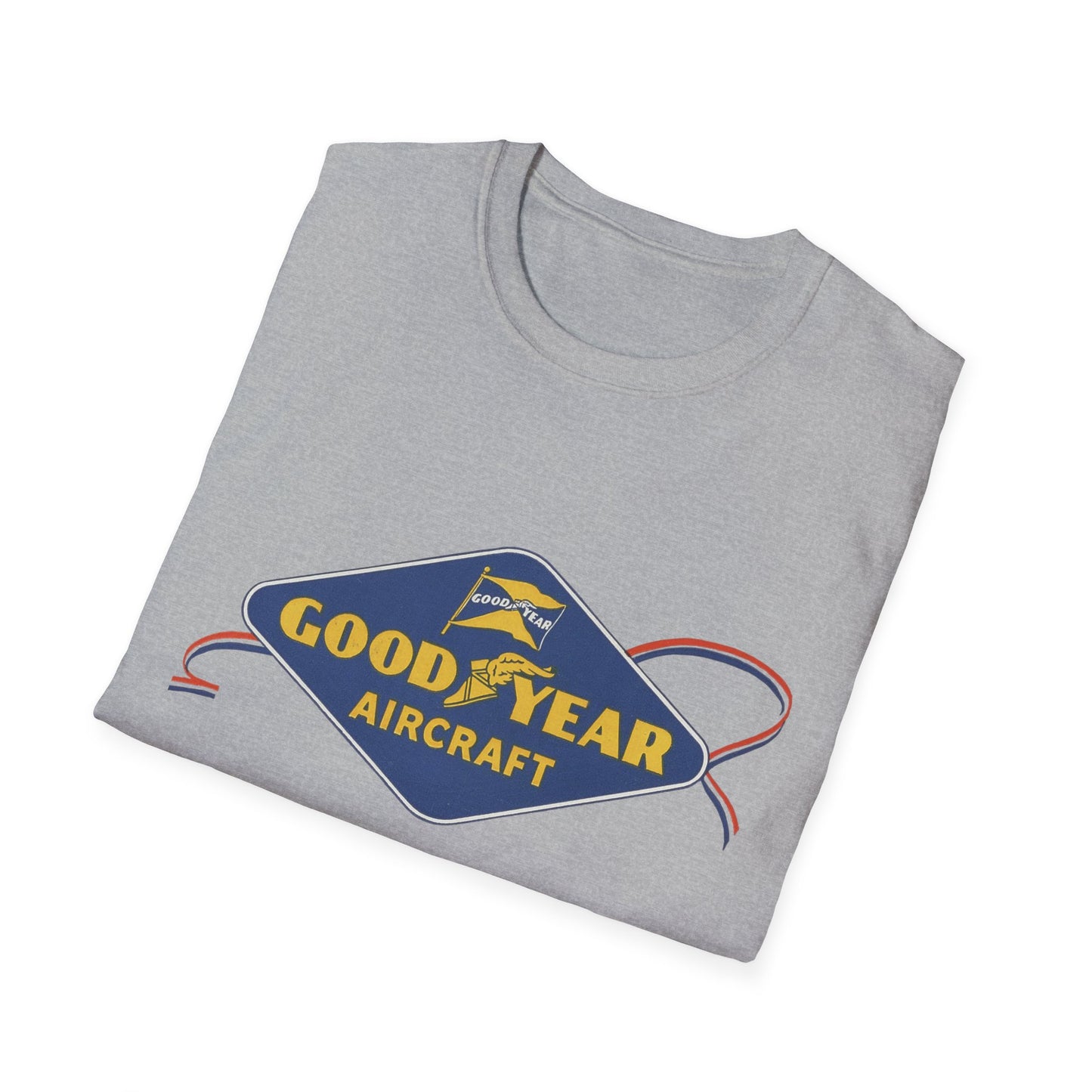 Fly High In Style: Vintage Goodyear Aircraft T-Shirt For Aviation Buffs & Retro Fans!