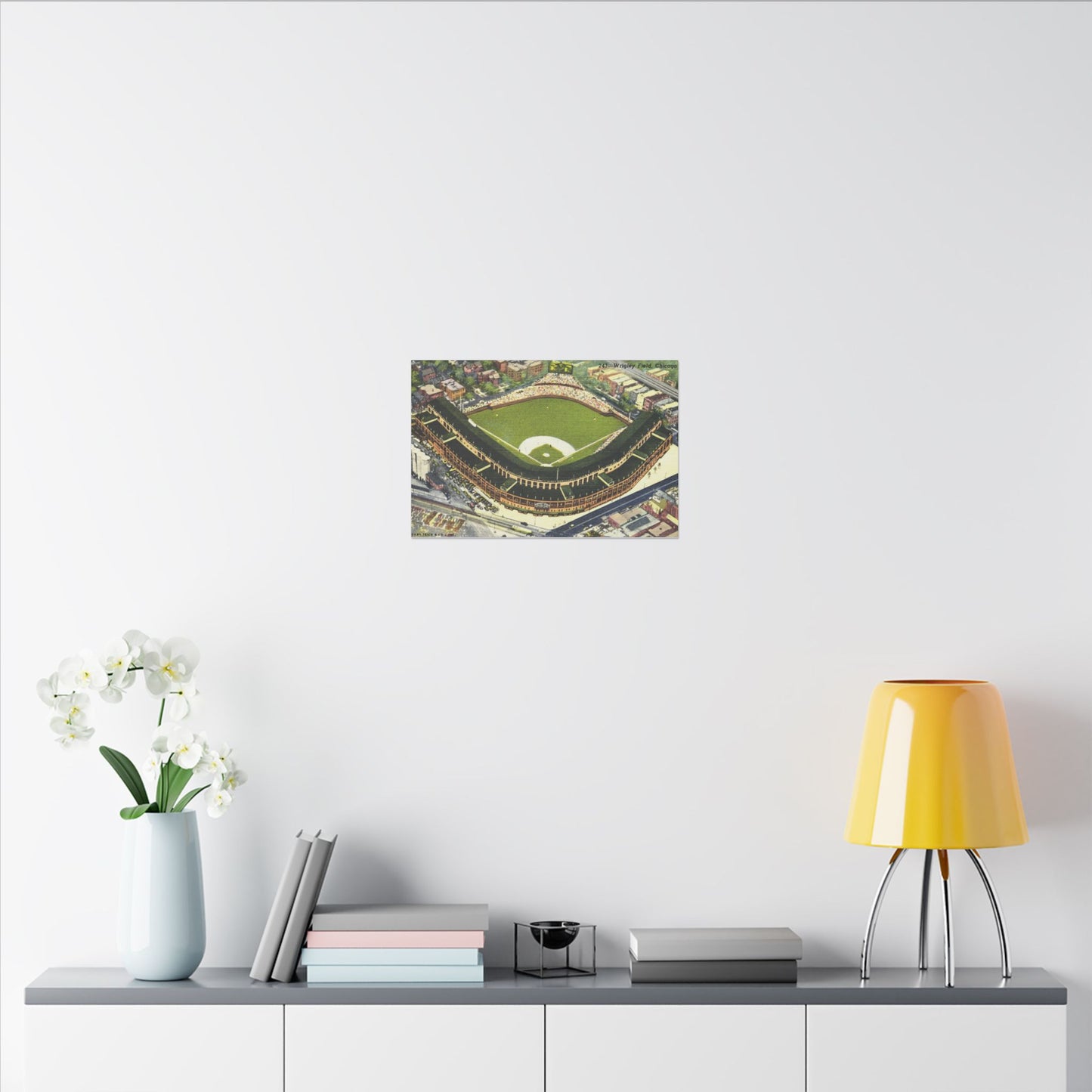 Nostalgic Wrigley Field Canvas Art Print