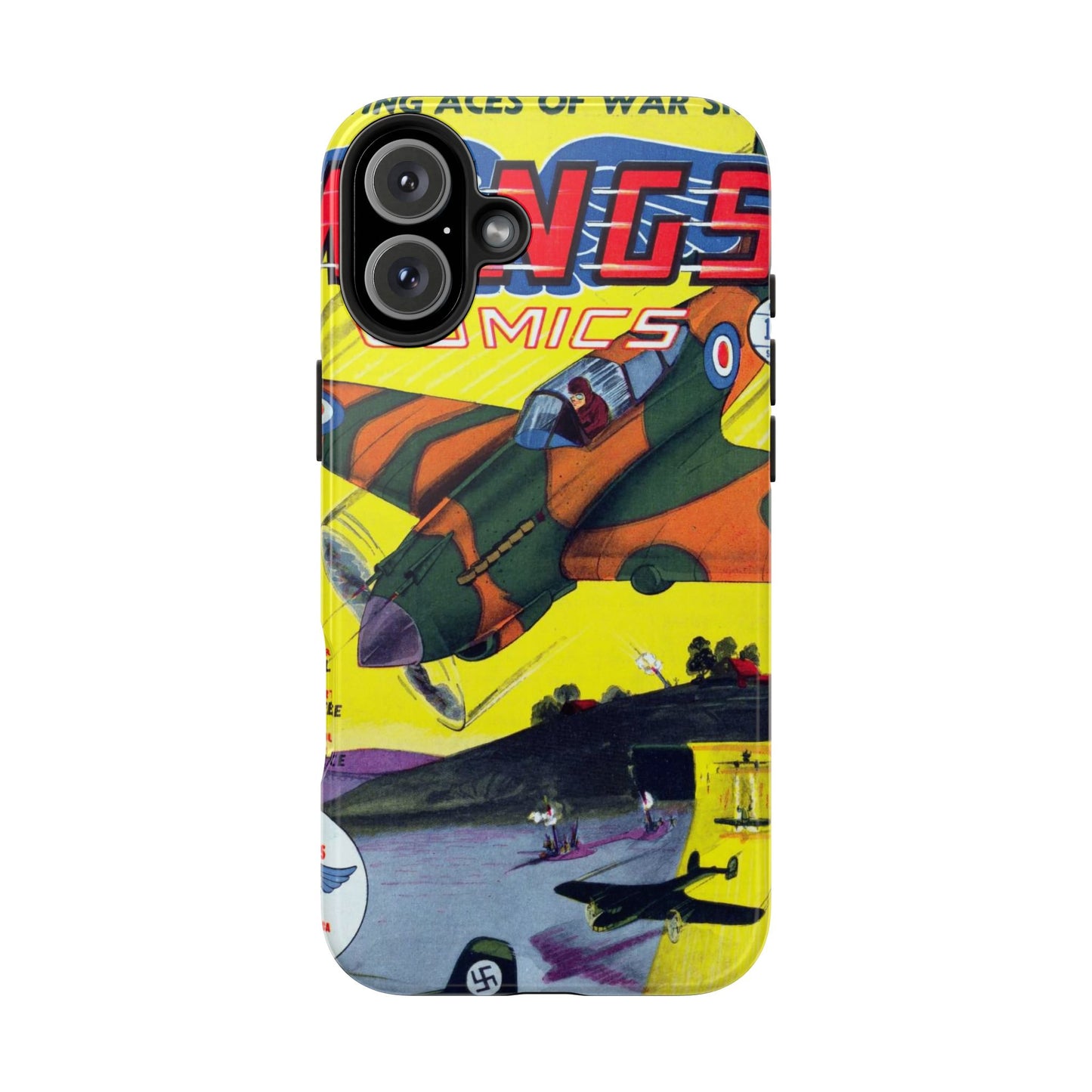 Vintage Comic Book Art Tough Phone Cases - Old School Male 