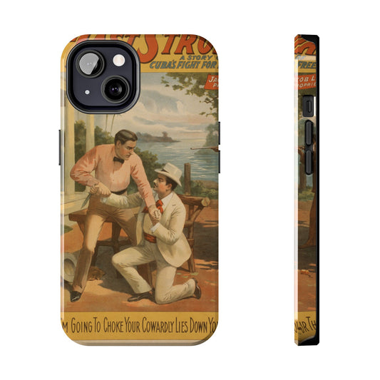 Vintage Duelist Tough Phone Cases - Old School Male 