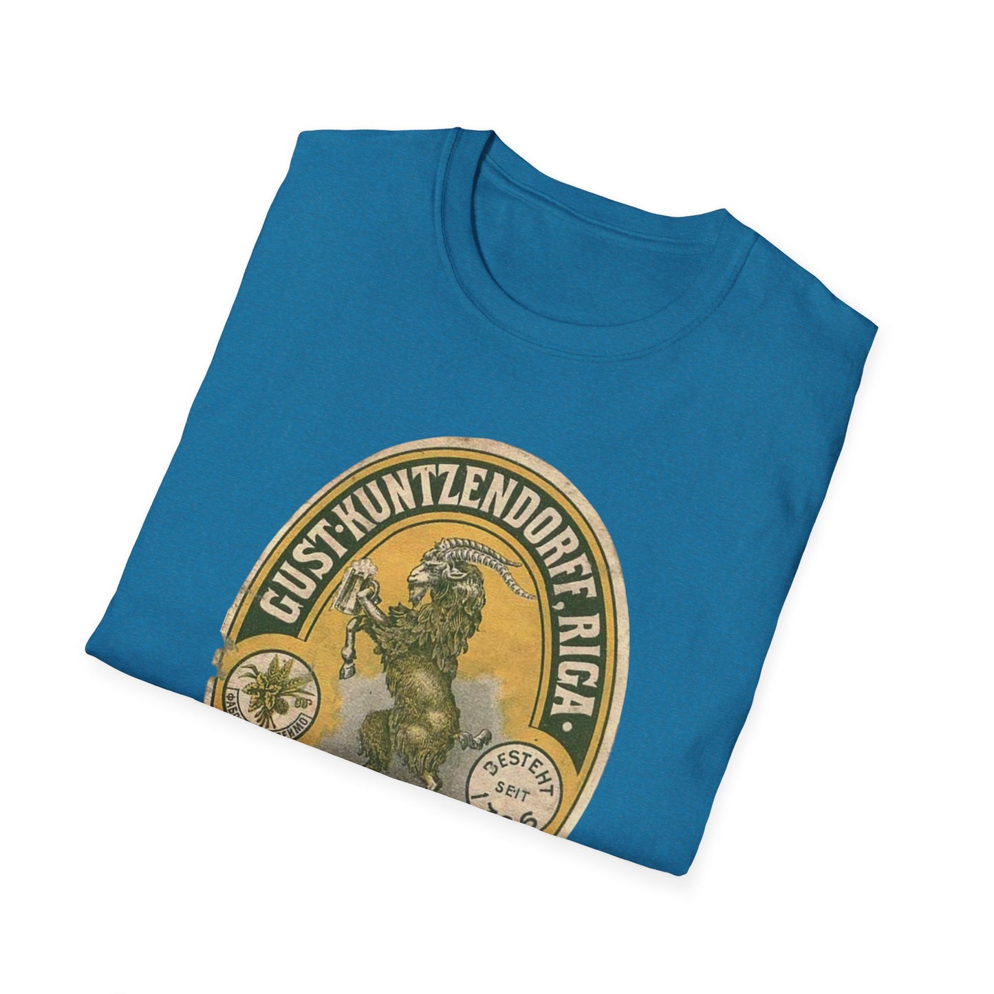 Sip in Style With This Vintage Bock Beer Unisex Softstyle Tee - Pure Cotton Comfort!