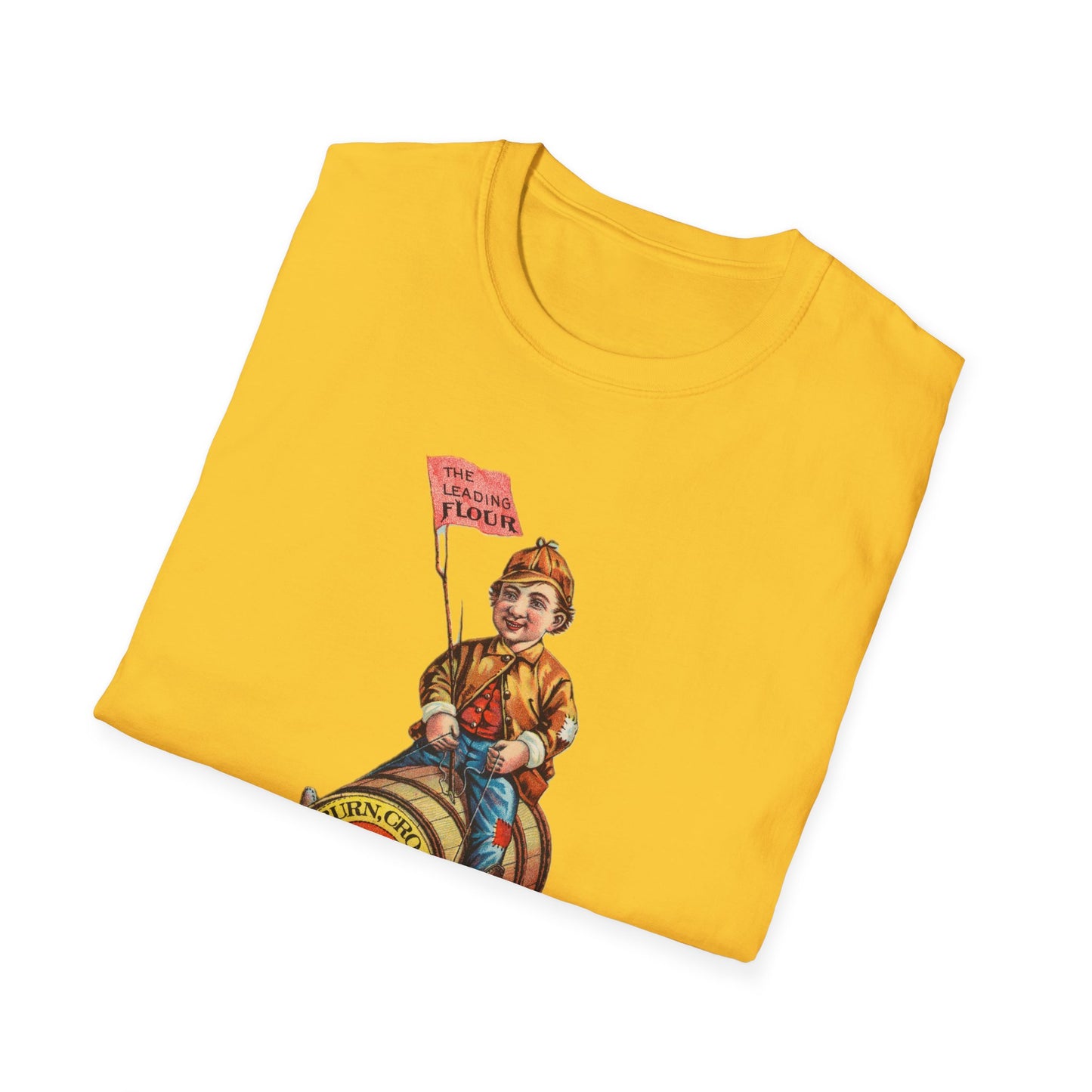 Retro Flour Advertisement T-Shirt - Old School Male 