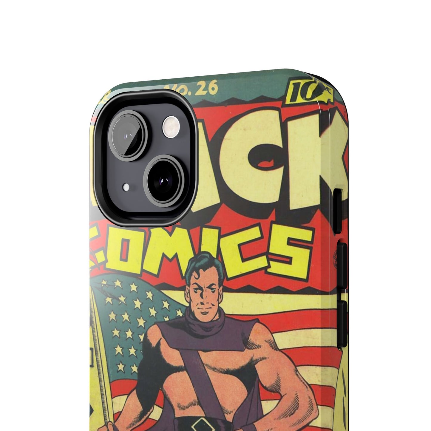 Vintage Comic Book Style Phone Case - Old School Male 